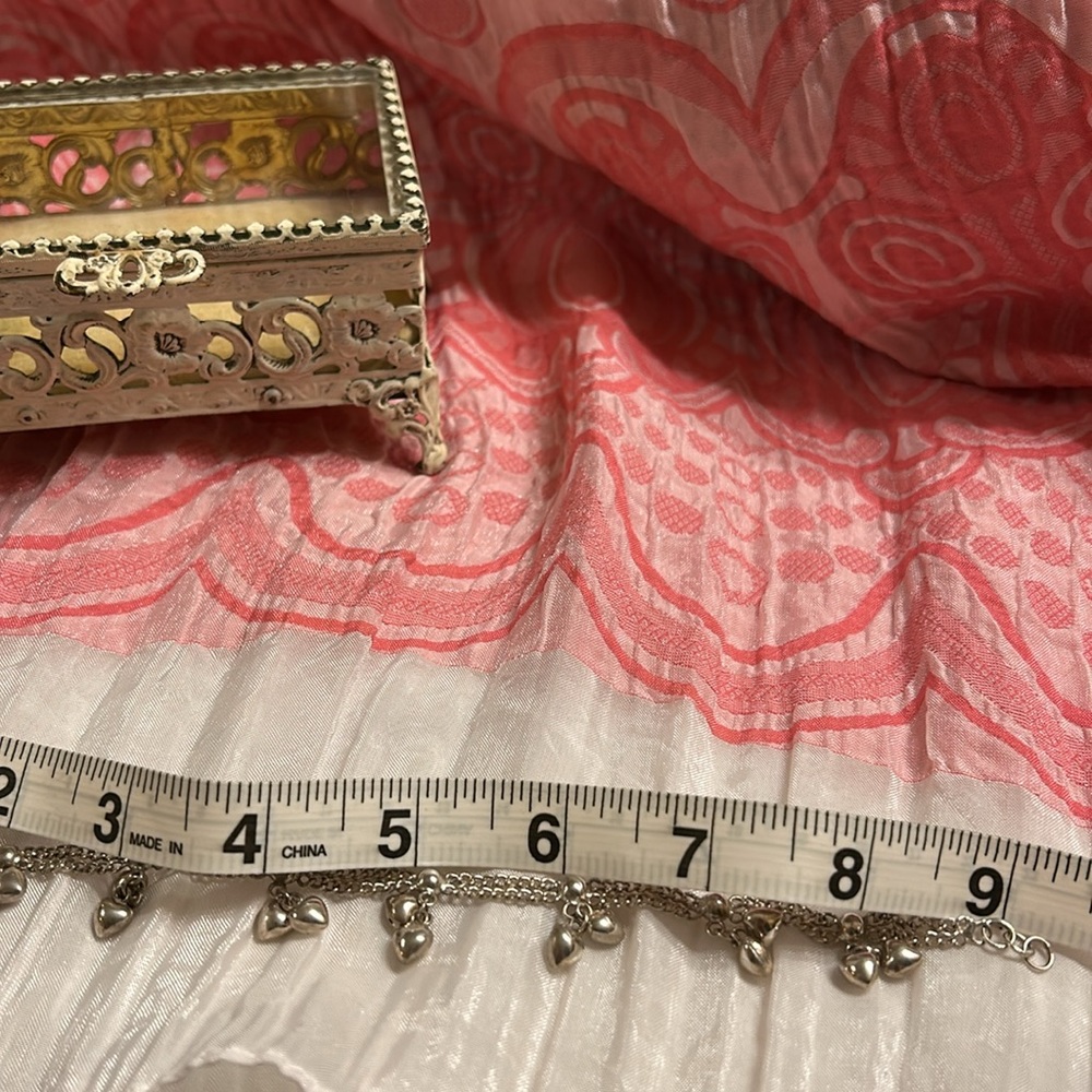 Solid Sterling Silver Anklet - image 5